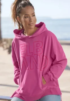 Clearance Elbsand Kapuzensweatshirt"Lioba" Pink