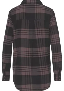 Clearance LASCANA Karobluse Lila-Schwarz-Kariert