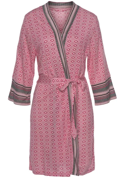Sale Vivance Dreams Kimono Pink Gemustert