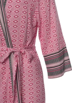 Sale Vivance Dreams Kimono Pink Gemustert