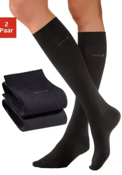 Sale H.I.S Kniestrumpfe Schwarz