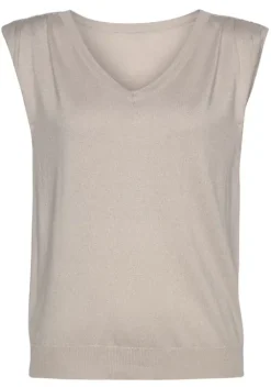 Clearance LASCANA Kurzarmpullover Sand