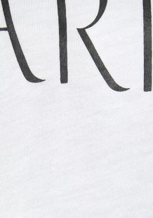 Hot LASCANA Kurzarmshirt Weis-Bedruckt