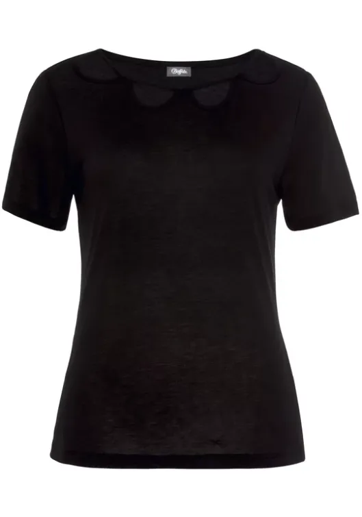 Hot Buffalo Kurzarmshirt Schwarz