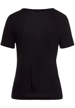 Hot Buffalo Kurzarmshirt Schwarz
