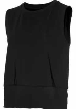 Outlet LASCANA ACTIVE Kurzarmshirt"Tropical" Schwarz