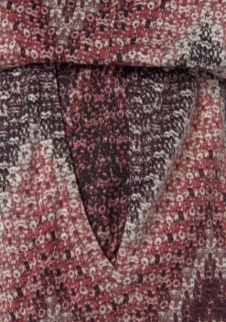 New LASCANA Kurzoverall Sand-Bordeaux Bedruckt