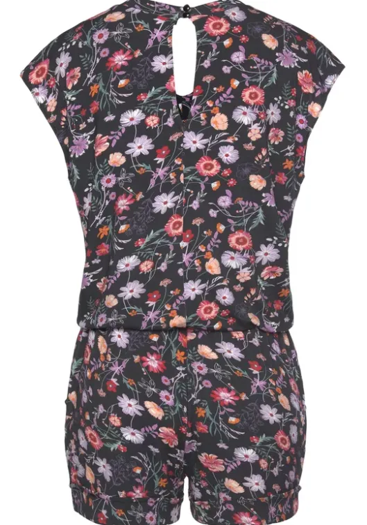 LASCANA Kurzoverall Geblumt