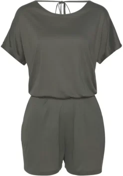 New LASCANA Kurzoverall Dunkelgrun