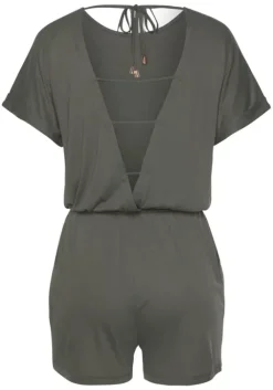 New LASCANA Kurzoverall Dunkelgrun