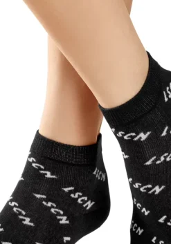 Hot LSCN by LASCANA Kurzsocken 1X Schwarz, 1X Weis, 1X Petrol