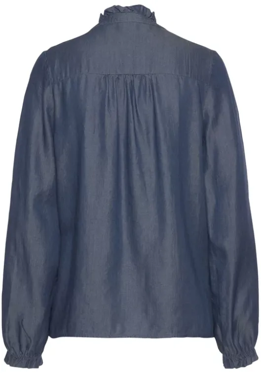 Sale LASCANA Langarmbluse Denim-Blue