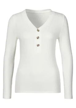 Discount LASCANA Langarmshirt Creme