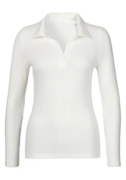 Online LASCANA Langarmshirt Creme