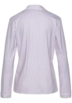 Best s.Oliver Langarmshirt Bordeaux Weis Gestreift