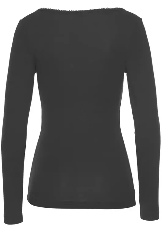 Sale s.Oliver Langarmshirt Schwarz