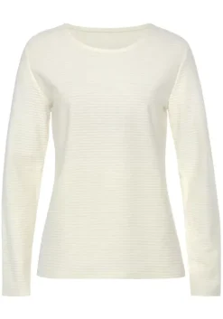Sale LASCANA Langarmshirt Creme