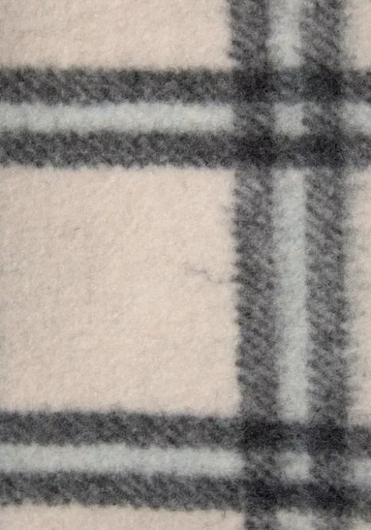Hot LASCANA Langmantel Beige-Hellblau-Kariert