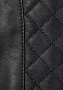 Clearance LASCANA Lederimitatjacke Schwarz