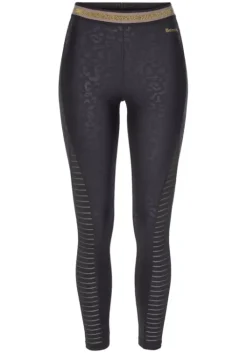 Bench. Leggings Schwarz-Leo