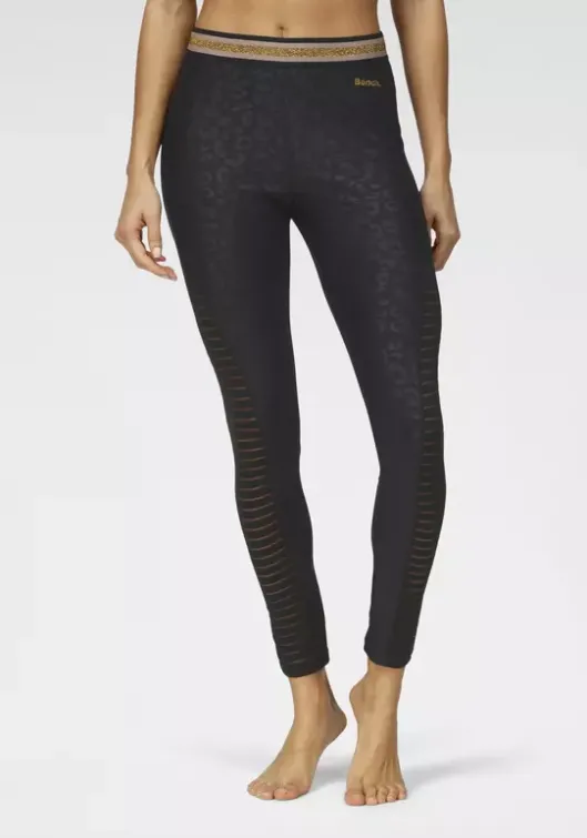 Bench. Leggings Schwarz-Leo