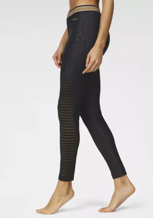 Bench. Leggings Schwarz-Leo