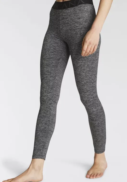 Online LASCANA ACTIVE Leggings Schwarz-Meliert