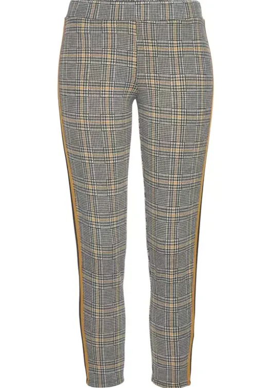 Online Bench. 7/8-Leggings Kariert-Curry