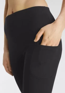 Sale LASCANA ACTIVE 3/4-Leggings Schwarz