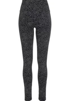 Discount H.I.S Leggings Schwarz-Bedruckt, Schwarz-Uni