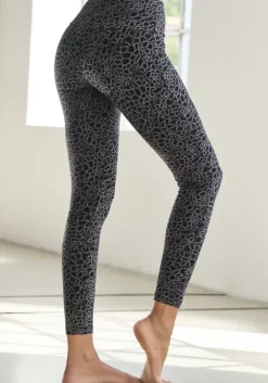 Discount H.I.S Leggings Schwarz-Bedruckt, Schwarz-Uni