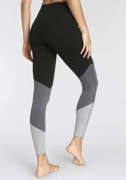 Discount Bench. Leggings Schwarz-Anthrazit-Grau