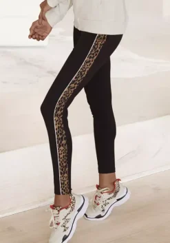 Buffalo Leggings Schwarz-Gemustert