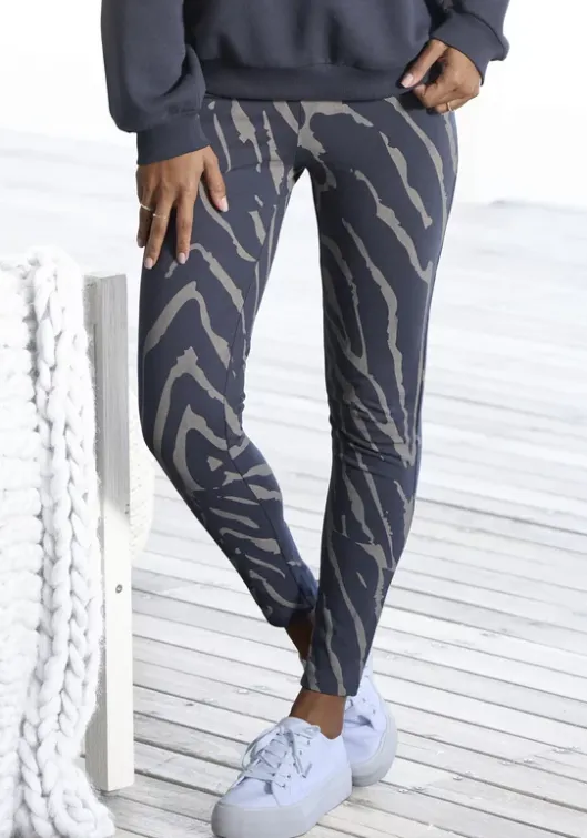 Online LASCANA Leggings"-Loungehose" Dunkelgrau-Taupe