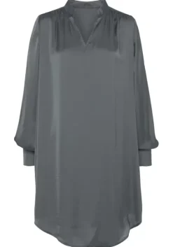 New LASCANA Longbluse Dunkelgrau