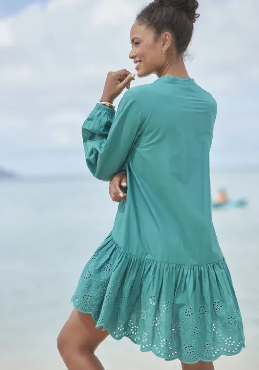 Outlet Longbluse Strandmode