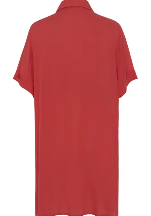 Hot LASCANA Longbluse Korallrot