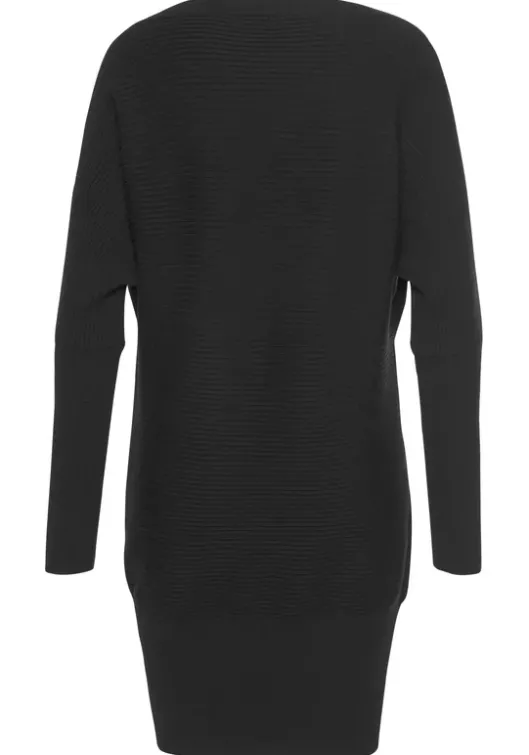 LASCANA Longpullover Schwarz