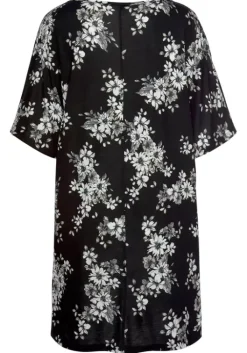 LASCANA Longshirt Schwarz-Bedruckt
