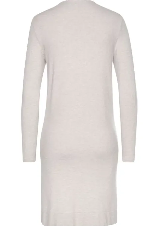 Hot LASCANA Longstrickjacke Beige-Meliert