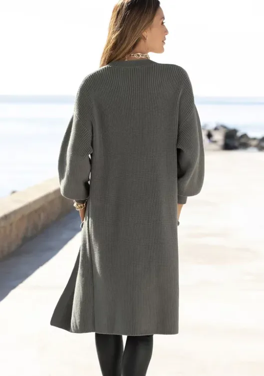 Sale LASCANA Longstrickjacke Grau