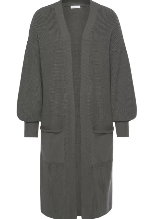 Sale LASCANA Longstrickjacke Grau