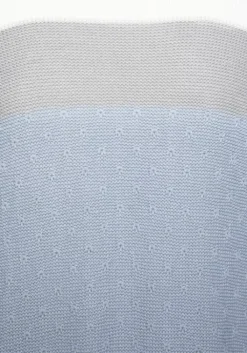 Clearance LASCANA Longstrickjacke Blau-Creme-Grau