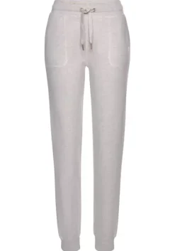 Hot Bench. Loungehose"-Sweathose" Beige-Meliert