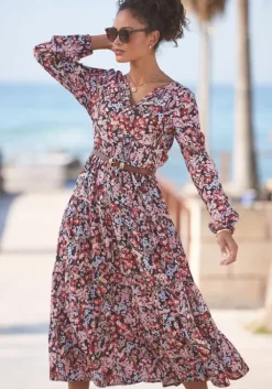 Sale LASCANA Maxikleid Floral-Bedruckt