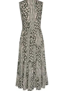 New LASCANA Maxikleid Grun-Taupe-Bedruckt