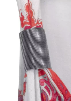 LASCANA Maxikleid Rot-Weis-Bedruckt