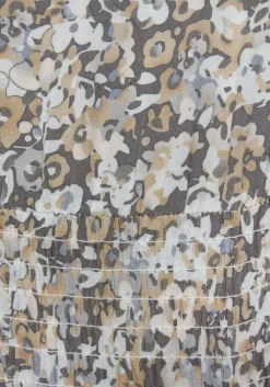 Outlet Vivance Maxikleid Grau-Bedruckt