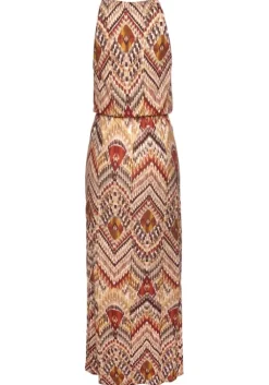 Discount LASCANA Maxikleid Braun-Bedruckt