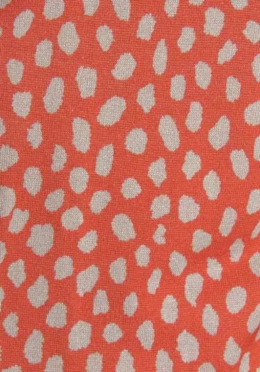 Sale LASCANA Maxikleid Rot-Taupe-Bedruckt
